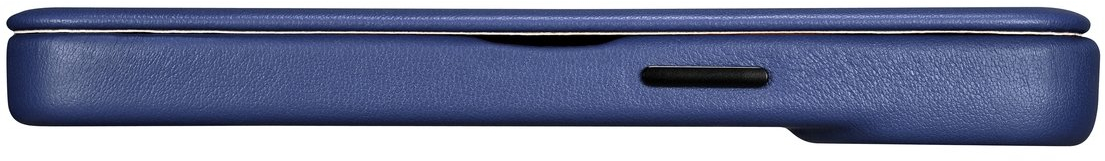 iCarer CE Premium Leather Folio Case iPhone 14 Pro Max Magnetic Flip Leather Folio Case MagSafe Blue (WMI14220716-BU)