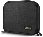 Ugreen case hard disk box HDD SSD phone cables accessories 24.5 x 17.5 x 5 cm gray (50147 LP149)