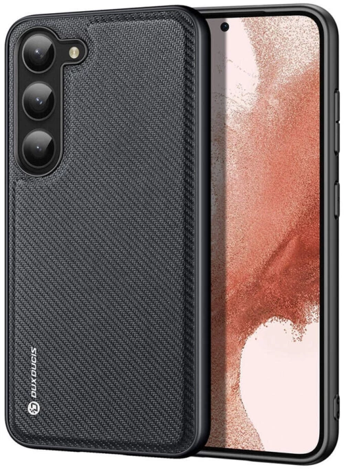 Dux Ducis Fino case Samsung Galaxy S23+ cover with silicone frame black