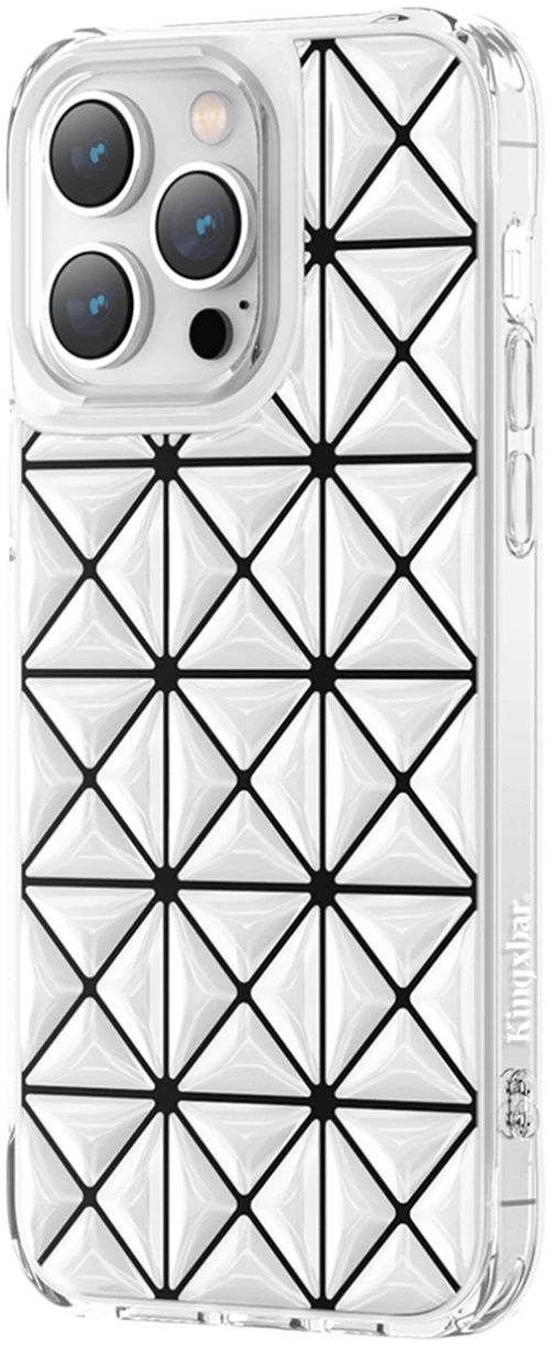 Kingxbar Miya Series case for iPhone 14 Plus back cover white