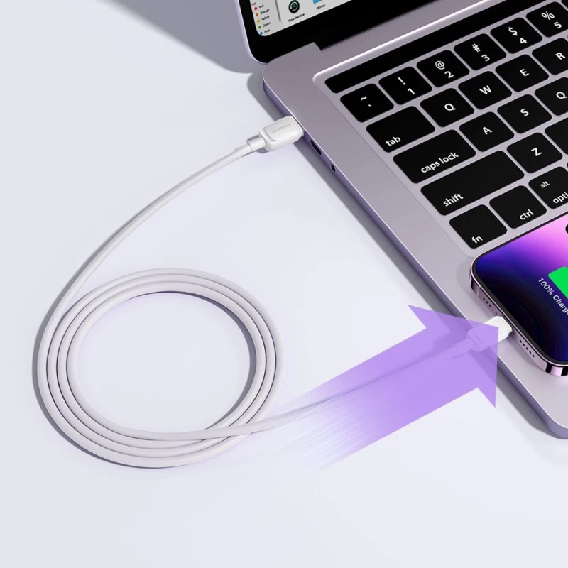 Lightning - USB 2.4A cable 1.2m Joyroom S-AL012A14 - white