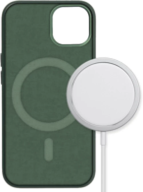 Promiz (PZ-10577) Backcover - Green, Apple iPhone 15 MagSafe Compatible