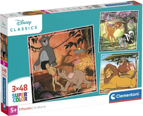 Disney Classics puzzle 3x48pcs