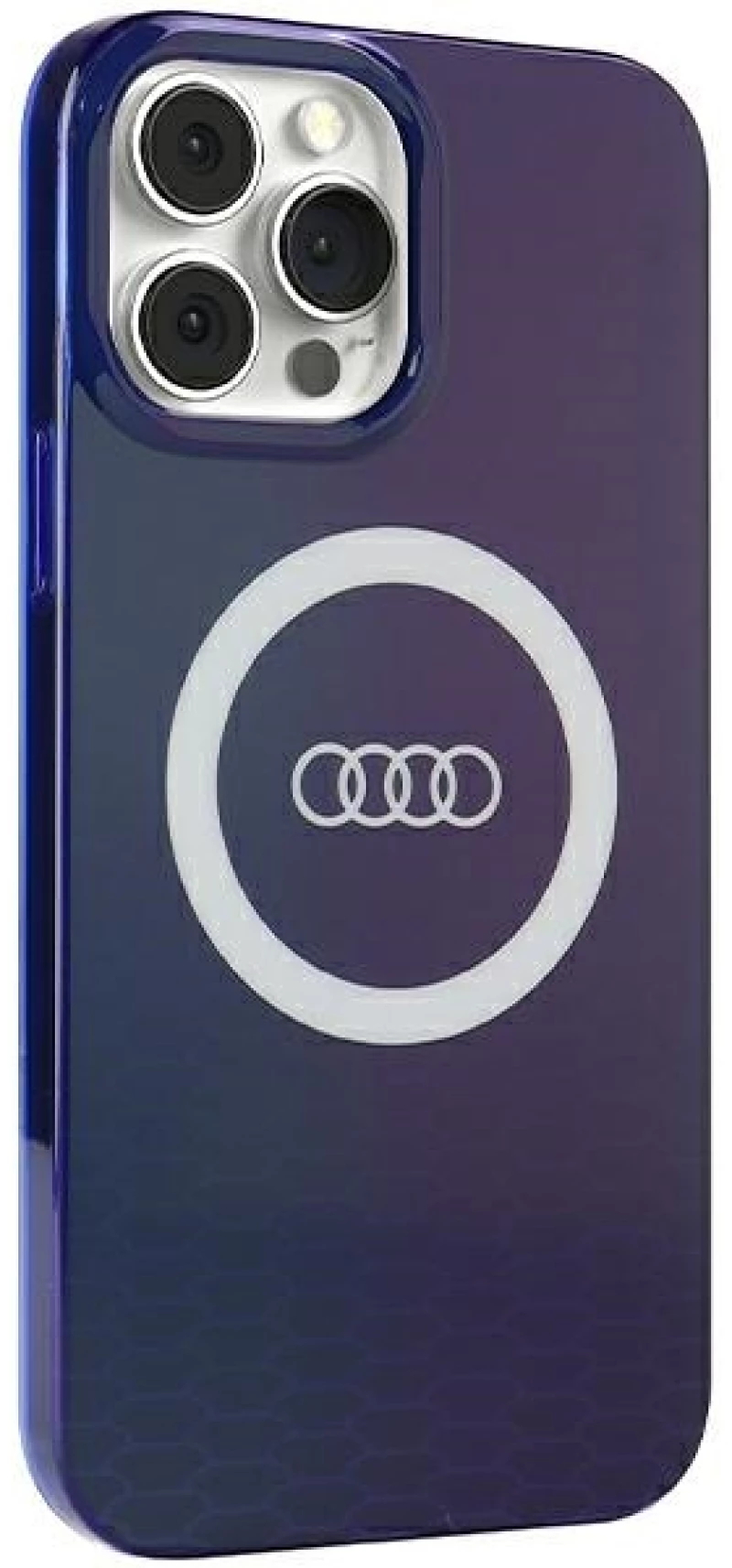 Audi IML Big Logo MagSafe case for iPhone 13 Pro Max - blue