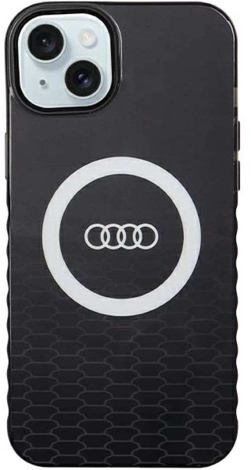 Audi IML Big Logo MagSafe case for iPhone 15 Plus / 14 Plus - black
