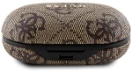 TWS Guess 4G Metal Bluetooth headphones with ENC docking station - brown