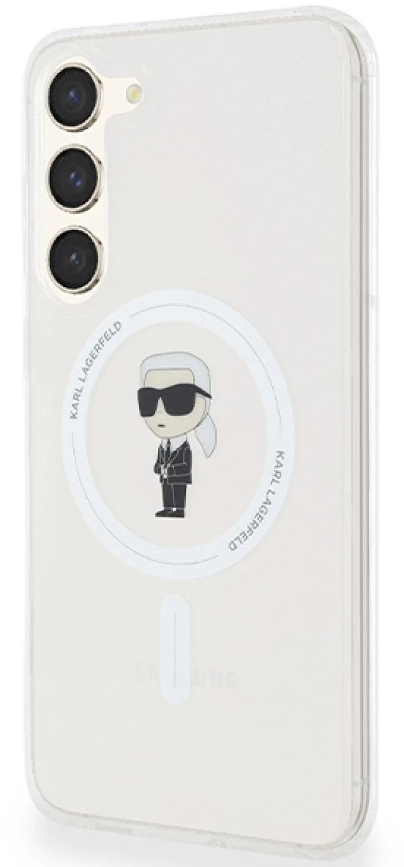 Karl Lagerfeld IML Ikonik MagSafe case for Samsung Galaxy S23+ - transparent