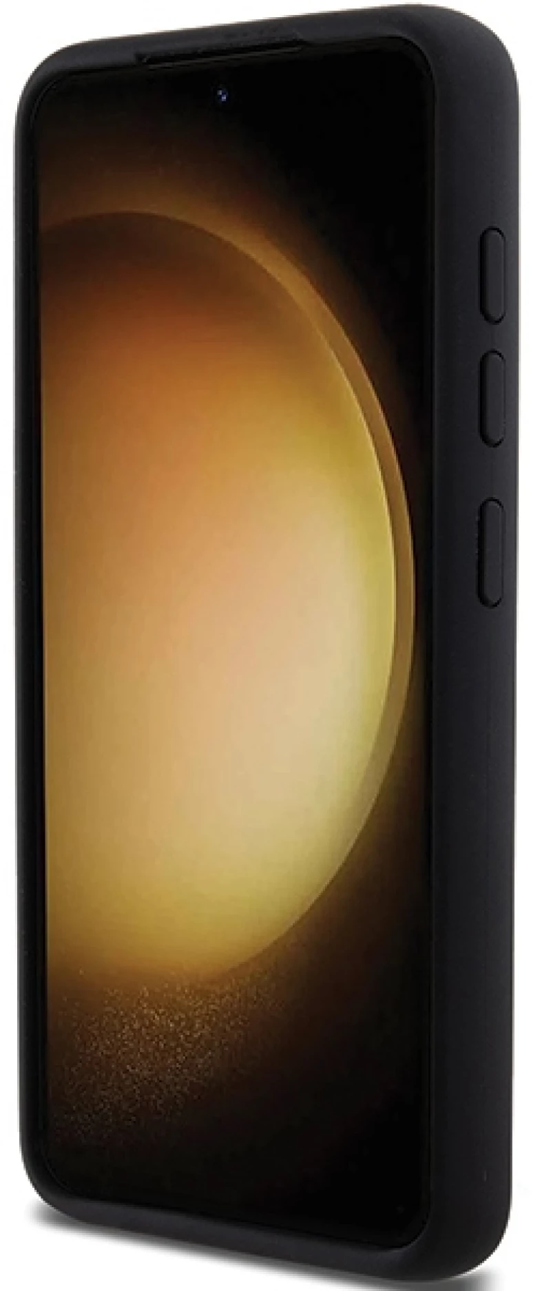 Karl Lagerfeld Silicone Ikonik Metal Pin case for Samsung Galaxy S23 - black