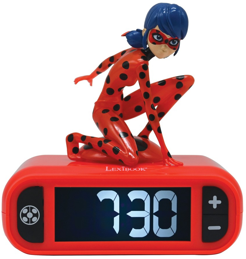 Lexibook - Miraculous Light Character Radio Alarm Clock (RL800MI) / Toys