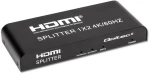 Qoltec 51797 Active HDMI Splitter 2 x HDMI 4K x 2K | 6Gb/s | 60Hz