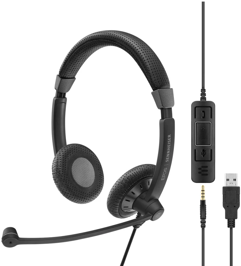EPOS | SENNHEISER IMPACT SC 75 USB MS Headset Wired Headband Connectivity/Music USB Type-A Black