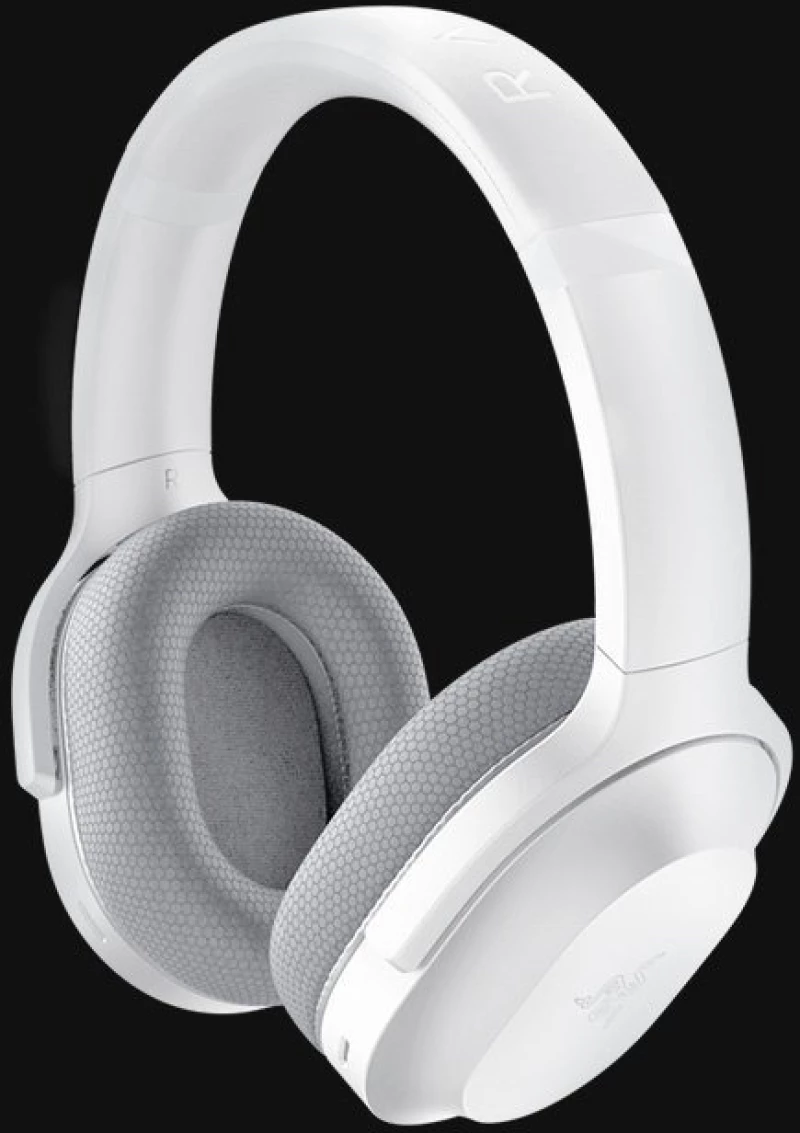 Razer RZ04-03790200-R3M1 headphones/headset Wireless Head-band Gaming USB Type-C Bluetooth Grey, White