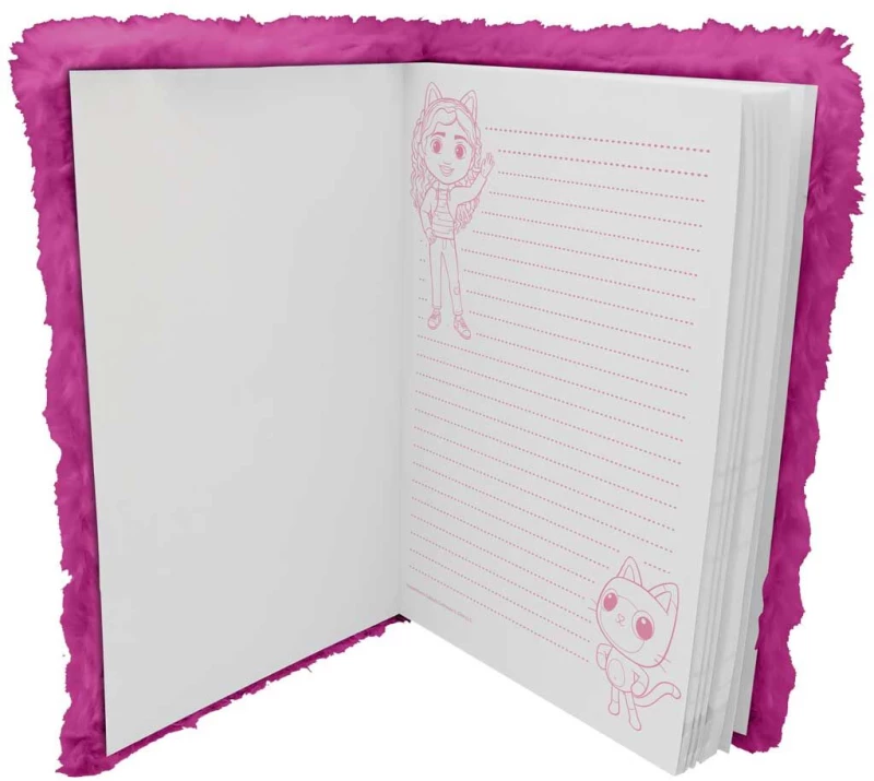Gabbys Dollhouse plush notebook