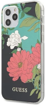 Guess GUHCP12LIMLFL01 iPhone 12 Pro Max 6.7 black / black N ° 1 Flower Collection