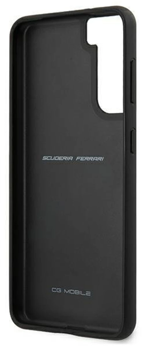 Ferrari FEOSIHCS21MBK S21+ G996 black hardcase Off Track Leather Nylon Stripe