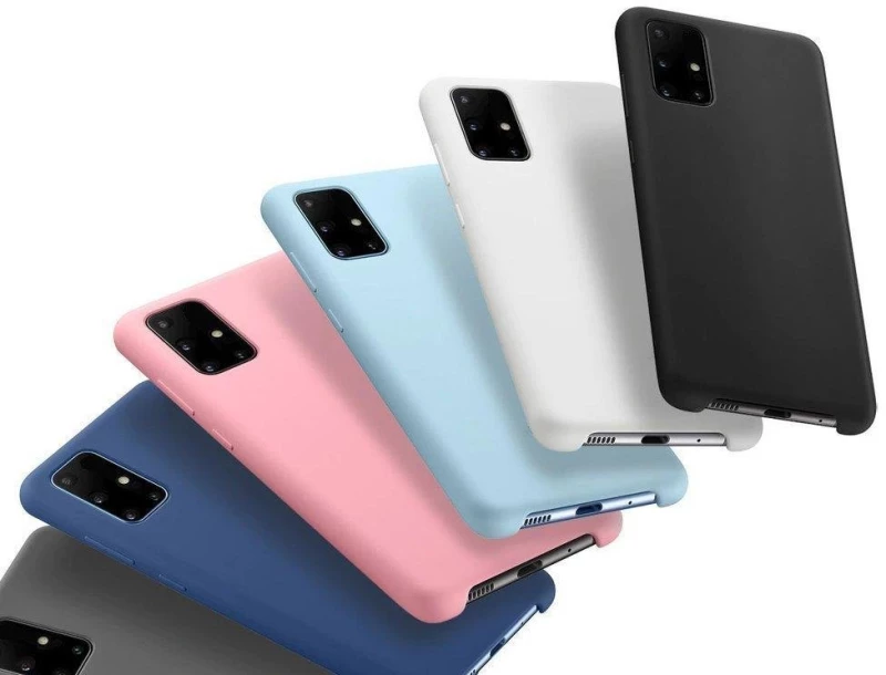 Spring Case clear TPU gel protective cover with colorful frame for Samsung Galaxy A02s EU black