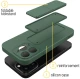 Wozinsky Kickstand Case Silicone Stand Cover Cover for Xiaomi Redmi 10X 4G / Xiaomi Redmi Note 9 Black