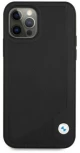 Case BMW BMHCP12LRCDPK iPhone 12 Pro Max 6.7 black / black hardcase Leather Deboss