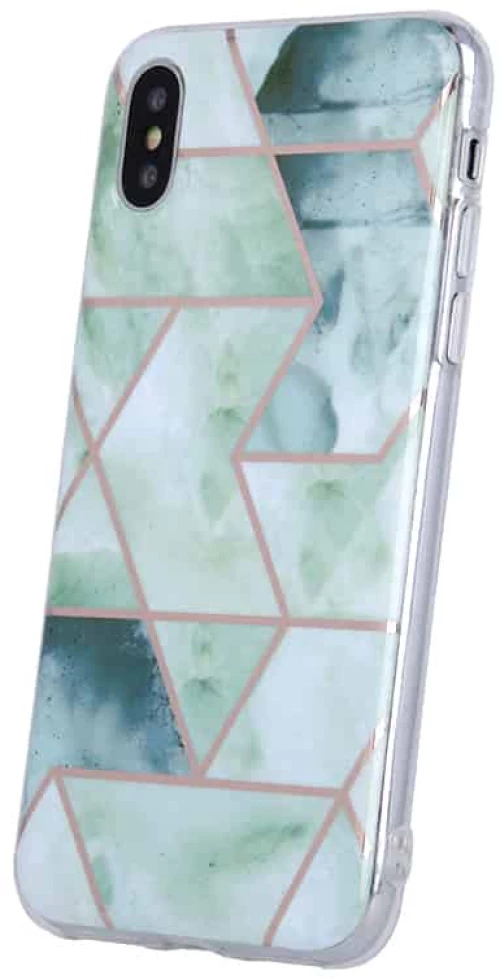 Geometric Marmur Case for Samsung Galaxy A72 4G / A72 5G green