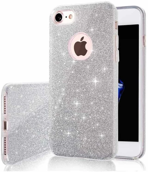 Glitter 3in1 case for Samsung Galaxy A32 5G silver