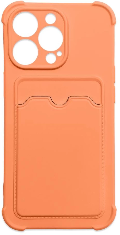 Card Armor Case cover for Samsung Galaxy A22 4G card wallet Air Bag armored housing orange