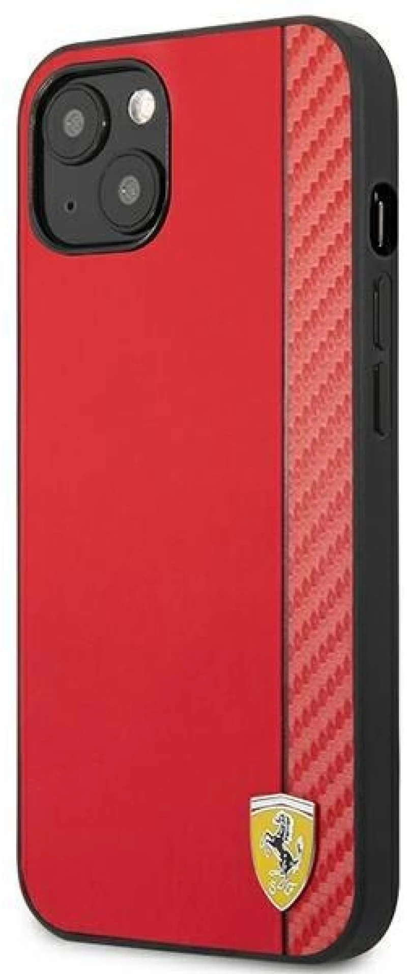 Ferrari FESAXHCP13SRE iPhone 13 mini 5,4 red / red hardcase On Track Carbon Stripe