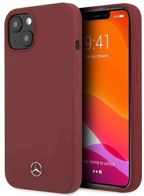 Mercedes MEHCP13MSILRE iPhone 13 6.1 red / red hardcase Silicone Line
