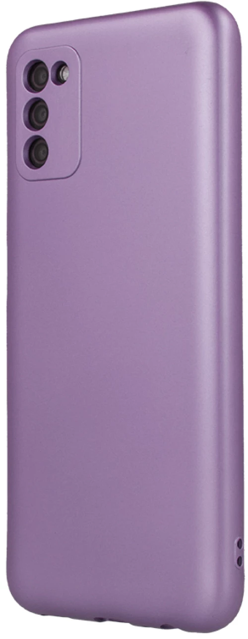 Metallic case for Samsung Galaxy A03S violet