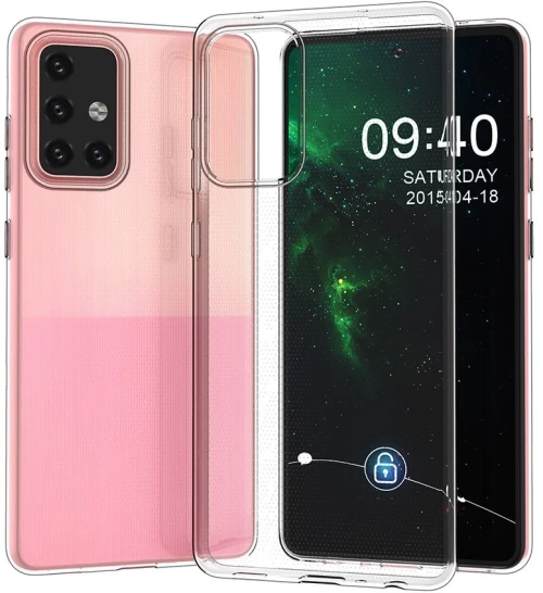 Gel case cover for Ultra Clear 0.5mm Samsung Galaxy A73 transparent