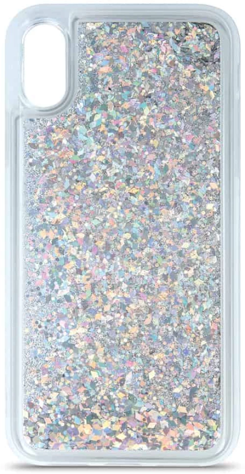 Liquid Sparkle TPU case for iPhone 13 6,1" silver