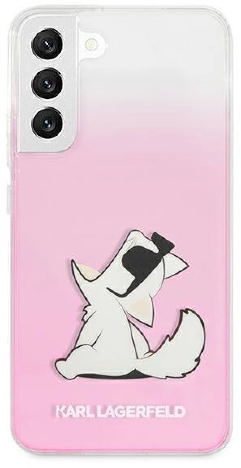 Karl Lagerfeld KLHCS22MCFNRCPI S22 + S906 hardcase pink / pink Choupette Eat