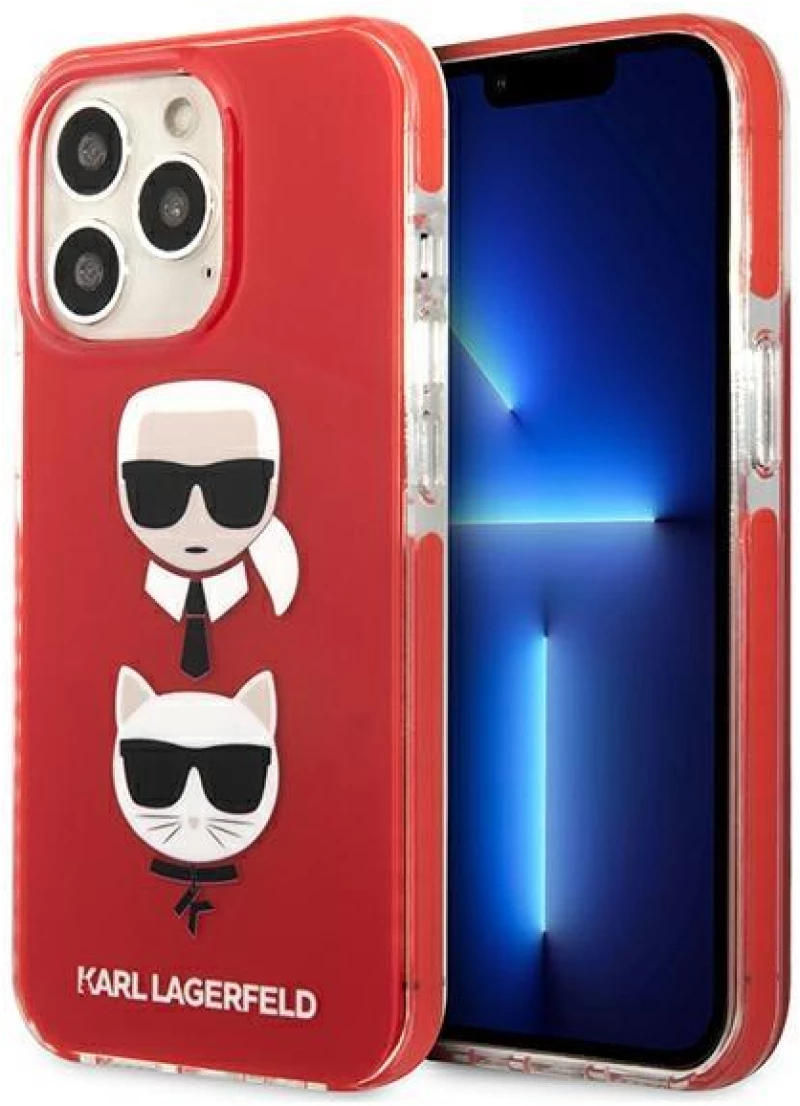 Karl Lagerfeld KLHCP13LTPE2TR iPhone 13 Pro / 13 6,1 "hardcase red / red Karl & Choupette Head