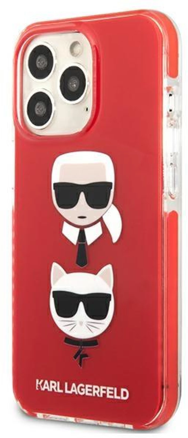 Karl Lagerfeld KLHCP13LTPE2TR iPhone 13 Pro / 13 6,1 "hardcase red / red Karl & Choupette Head