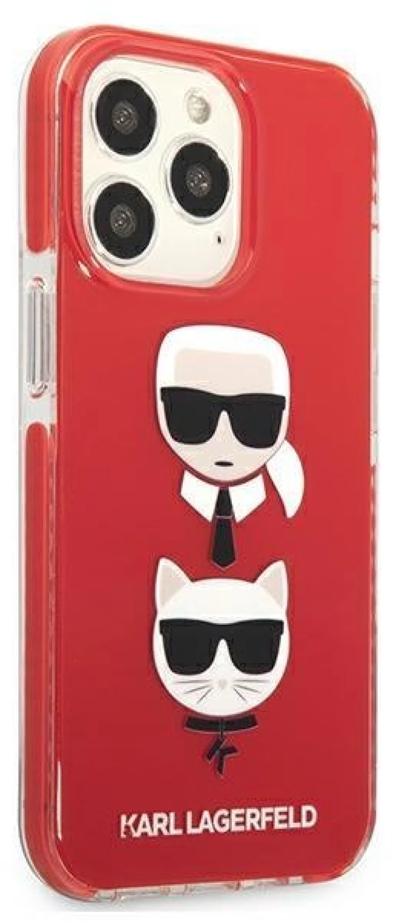 Karl Lagerfeld KLHCP13LTPE2TR iPhone 13 Pro / 13 6,1 "hardcase red / red Karl & Choupette Head