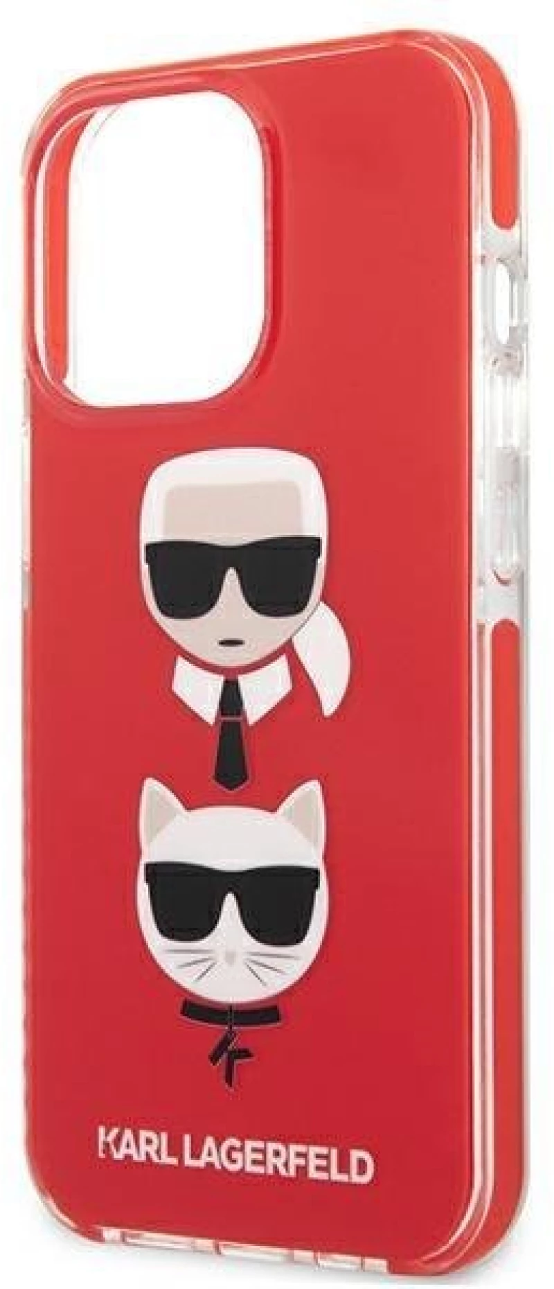 Karl Lagerfeld KLHCP13LTPE2TR iPhone 13 Pro / 13 6,1 "hardcase red / red Karl & Choupette Head