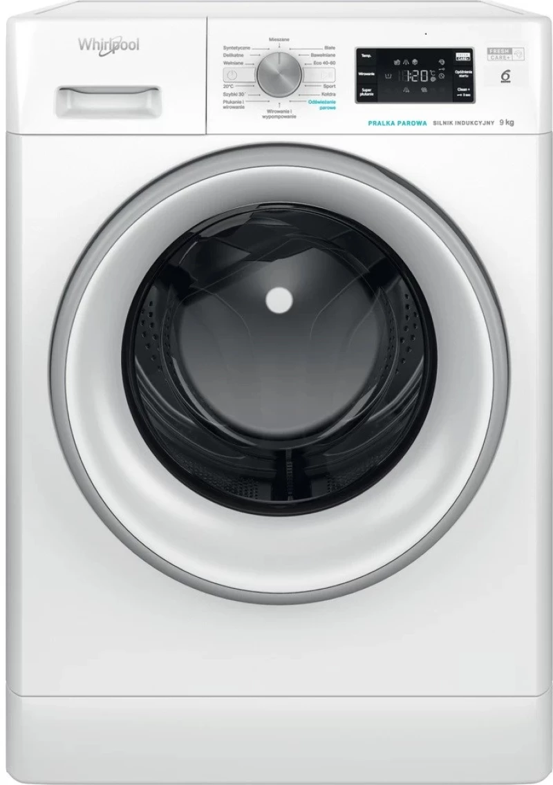 Freestanding washing machine Whirlpool FFB 9258 SV EN 9 kg, 1200 rpm, white