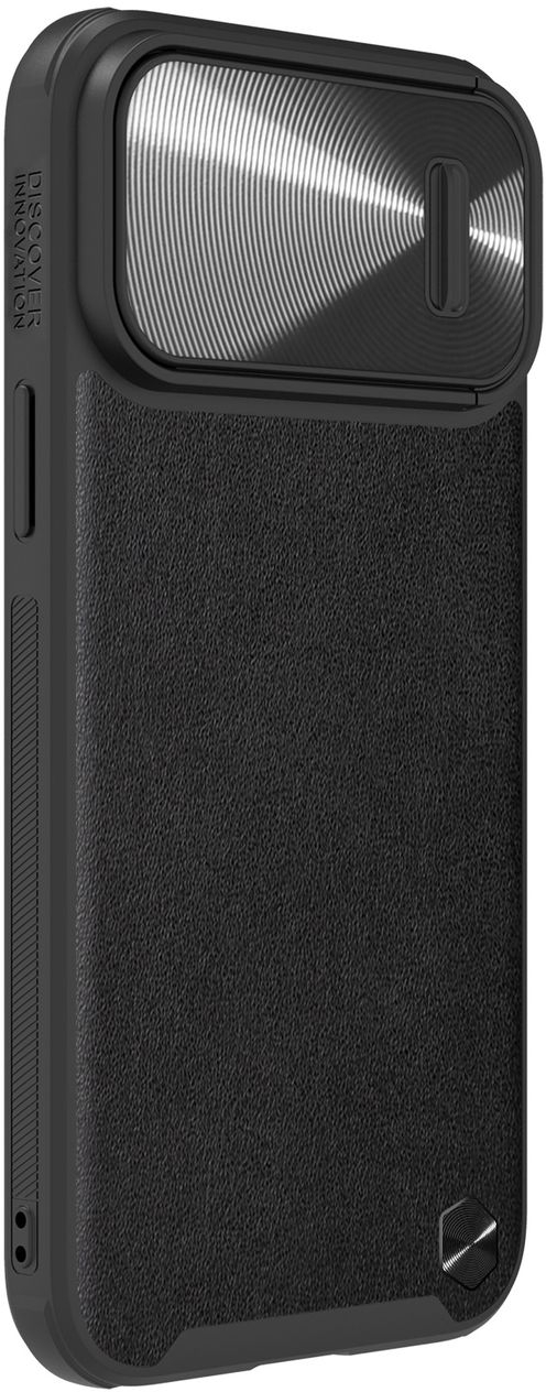 Nillkin CamShield Leather S Case iPhone 14 Pro Max cover with camera cover black
