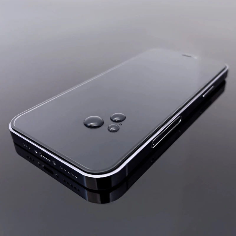 Wozinsky Full Cover Flexi Nano Glass tempered glass for iPhone 14 Pro flexible with a black frame