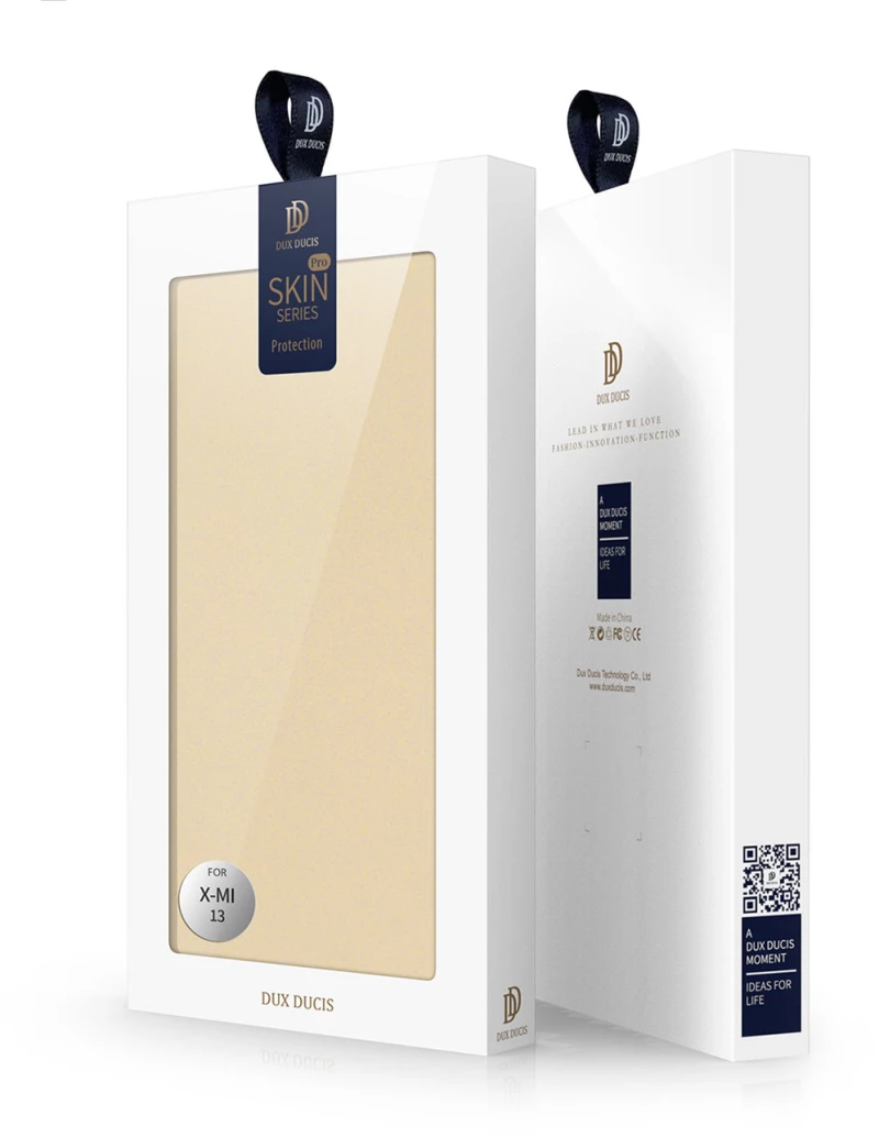 Dux Ducis Skin Pro Case Xiaomi 13 Flip Card Wallet Gold Stand