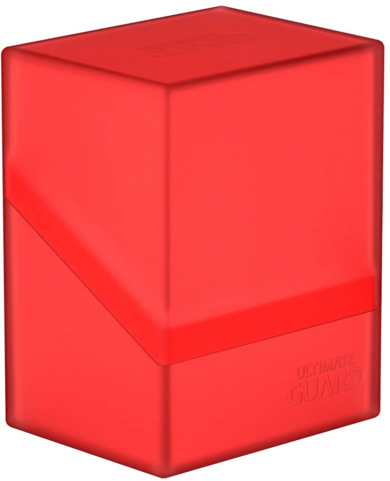 Ultimate Guard Boulder Deck Case 80+ Standard Size Ruby