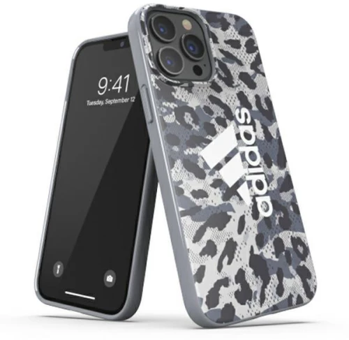 Adidas OR Snap Case Leopard iPhone 13 Pro Max 6,7" szary/grey 47262