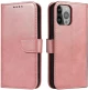 Magnet Case Cover for Xiaomi Redmi Note 12 5G / Poco X5 5G Cover Flip Wallet Stand Pink