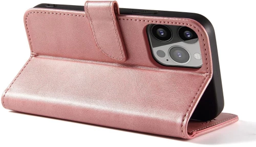 Magnet Case Cover for Xiaomi Redmi Note 12 5G / Poco X5 5G Cover Flip Wallet Stand Pink