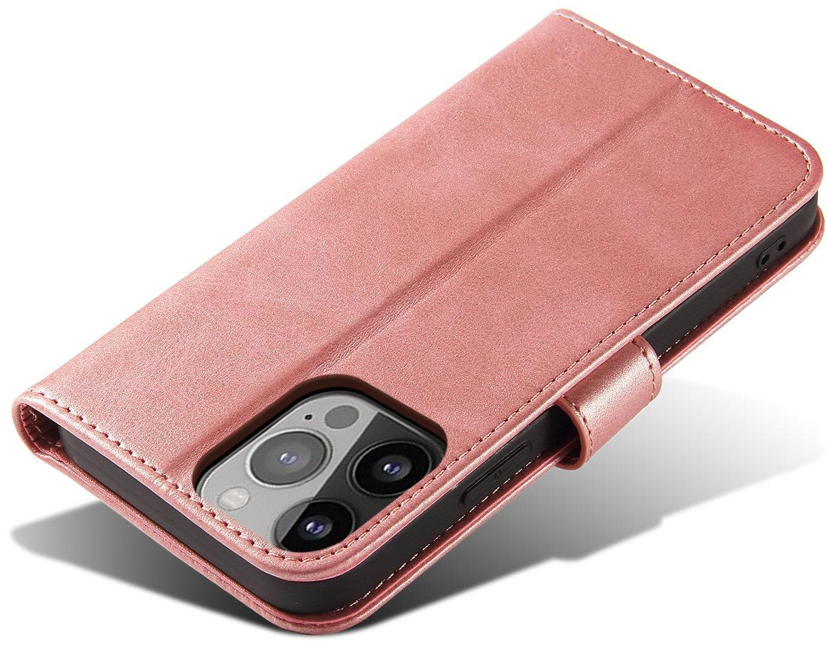 Magnet Case Cover for Xiaomi Redmi Note 12 5G / Poco X5 5G Cover Flip Wallet Stand Pink