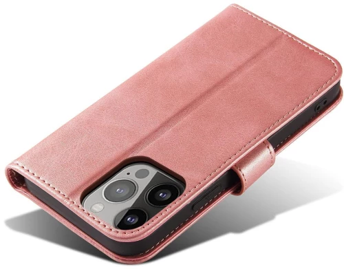 Magnet Case Cover for Xiaomi Redmi Note 12 5G / Poco X5 5G Cover Flip Wallet Stand Pink