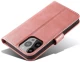 Magnet Case Cover for Xiaomi Redmi Note 12 5G / Poco X5 5G Cover Flip Wallet Stand Pink
