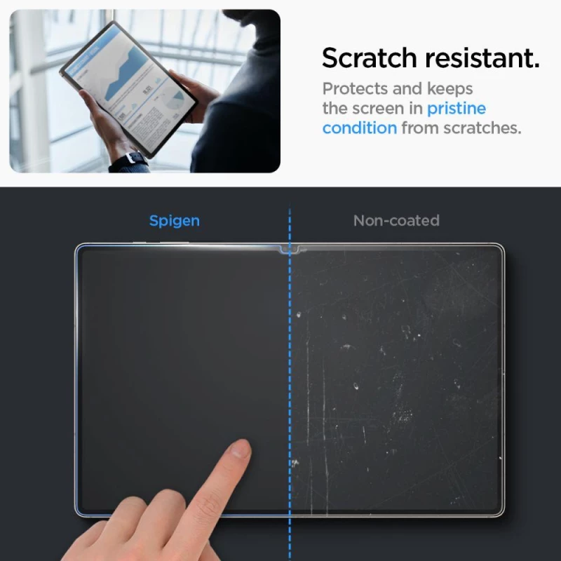 TEMPERED GLASS Spigen GLAS.TR "EZ FIT" GALAXY TAB S9 ULTRA 14.6 X910 / X916B CLEAR
