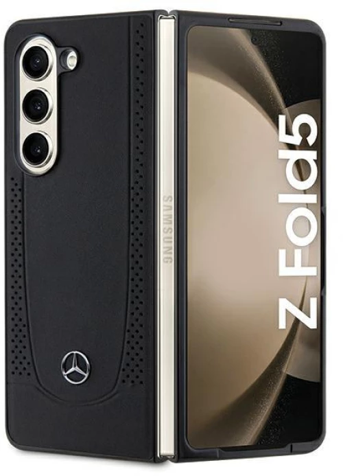 Mercedes Leather Urban case for Samsung Galaxy Z Fold 5 - black
