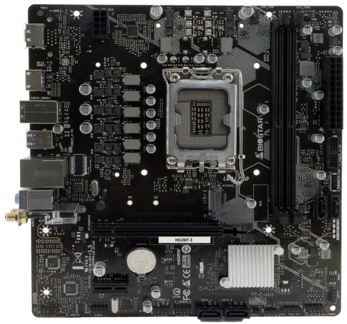 Biostar H610MT-E motherboard Intel H610 LGA 1700 micro ATX