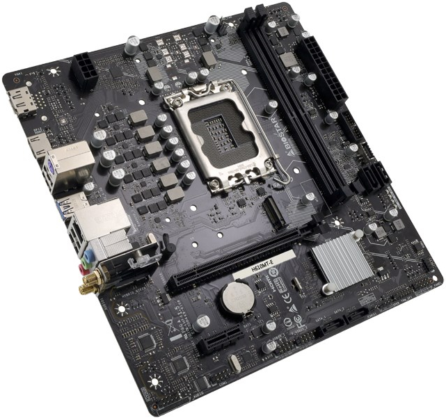 Biostar H610MT-E motherboard Intel H610 LGA 1700 micro ATX